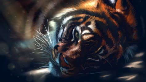 Tiger Art 4k 4559 Wallpaper