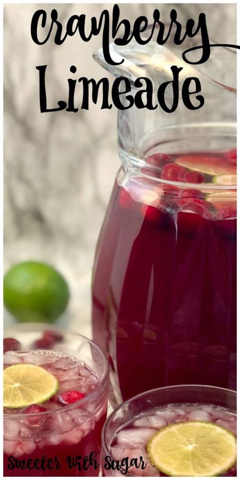 Check spelling or type a new query. Cranberry Limeade | Sweeter With Sugar | Recipe | Limeade ...