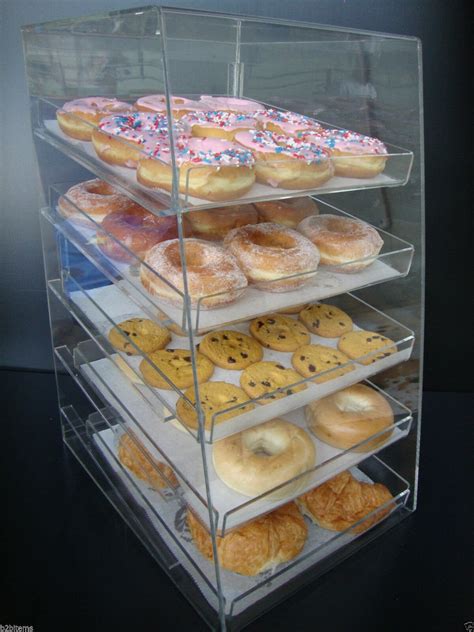 Displays Solution Acrylic Case W5 Trays Pastry Bakery Donut Etsy