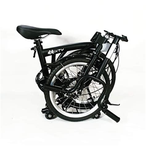 High strength aluminium alloy seat tube. 3Sixty Folding bike, folds like a Brompton, Bicycles ...