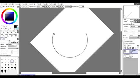 Como hacer un circulo perfecto en Paint Tool SAI - YouTube