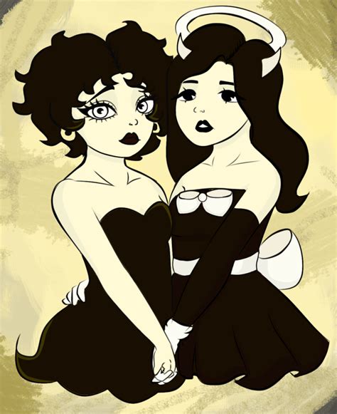 Betty Boop And Alice Angel By Raynunes On Deviantart Alice Angel