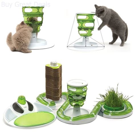 Senses Cat Kitty Food Tree Interactive Feeder Treat Food Maze Kitten