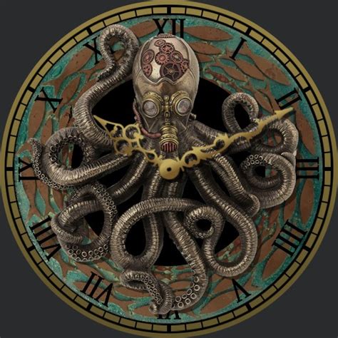 Steampunk Kraken Watchmaker The Worlds Largest Watch Face Platform