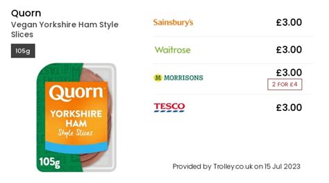 Quorn Vegan Yorkshire Ham Style Slices 105g Compare Prices And Where
