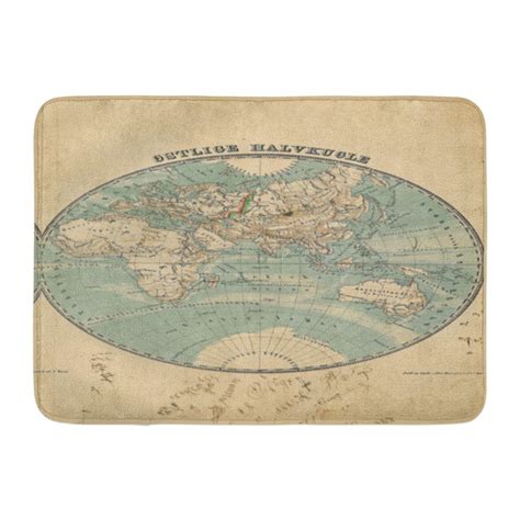 Godpok Globe World Old Map Of The Eastern Hemisphere 1867 Ancient