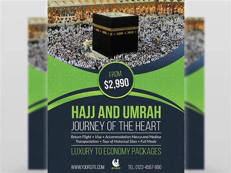 Hajj And Umrah Flyer Template By Owpictures On Dribbble Free Download