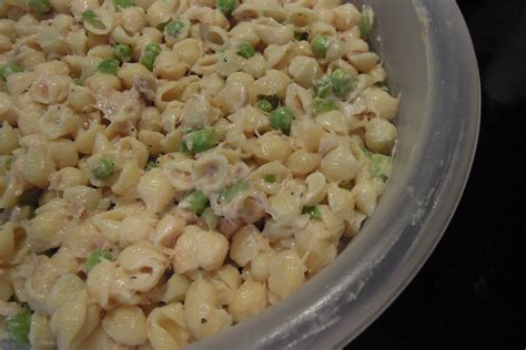 Pour dressing mixture onto the salad mixture. tuna macaroni salad recipe with miracle whip
