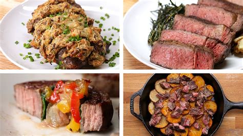Indulge your carnivorous side with a classic steak supper. 7 Easy Steak Dinners - YouTube