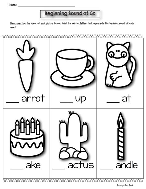 Phonics Prep Alphabet Worksheets — Kindergarten Kiosk