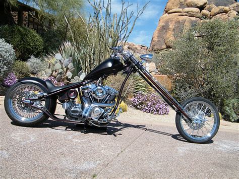 2008 Big Bear Choppers Merc Rigid Flat Black With Custom Pin Striping