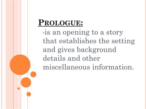 Ppt Prologue Powerpoint Presentation Free Download Id1901878