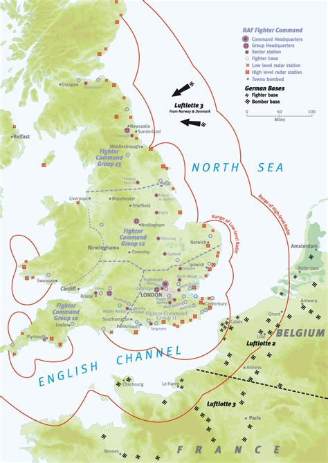 Radar In The United Kingdom During The Battle Of Maps On The Web