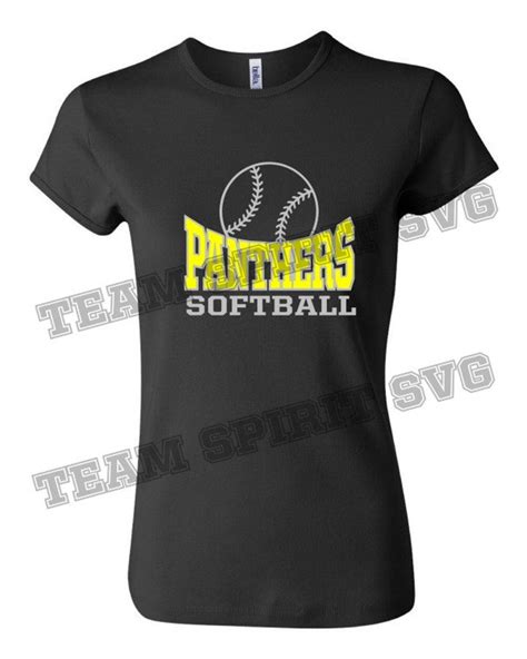 Panthers Softball Download Files Svg Dxf Eps Silhouette Etsy