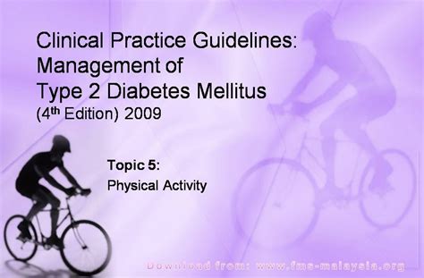 Mellitus, rasa manis) yang juga dikenal di indonesia dengan istilah penyakit kencing manis adalah sekelompok gangguan metabolisme yang ditandai dengan kadar gula darah yang tinggi selama periode waktu yang lama. Physical Activity: CPG Diabetes Mellitus 2009 | Free ...