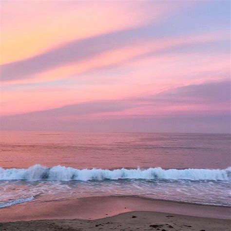 Океан розовый закат облака небо атмосфера жизнь путешествие