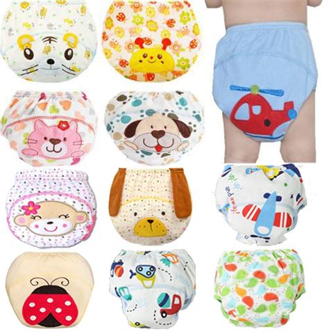 1pcs Cute Baby Diapers Reusable Nappies Cloth Diaper Washable Infants