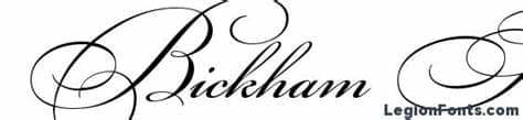 Version 1.000 2005 initial release. Bickham Script Two Font Download Free / LegionFonts