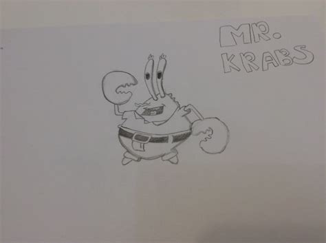 How To Draw Mr Krabs From Spongebob Squarepants 15 Steps