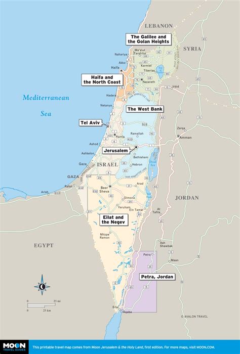 Israel And The West Bank Moon Travel Guides