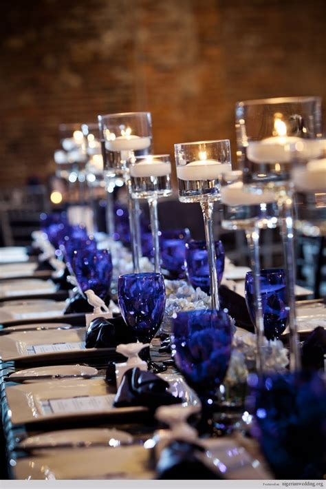 US-***-****-mid | Blue themed wedding, Blue wedding decorations, Silver