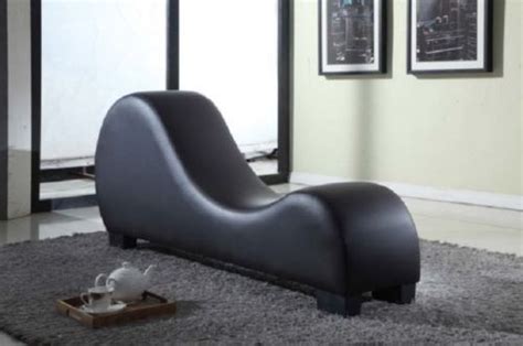 Foam Lounge Chair W Leather Upholstery For Tantra Relaxation Fitness And Yoga Chaise Lounge
