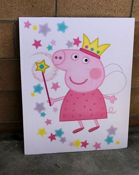 Peppa Pig Party Pin The Tail On Peppa Pig Game Peppa Pig Birthday