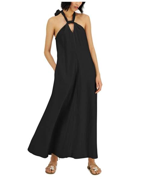 Inc International Concepts Synthetic Halter Maxi Dress Created For