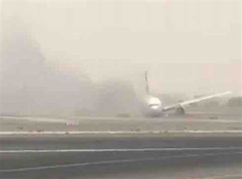 Emirates Flight From Thiruvananthapuram Crash Lands In Dubai 1