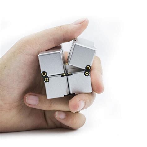 Aluminum Alloy Metal Infinite Cube Infinity Cube Magic Fidget Cube