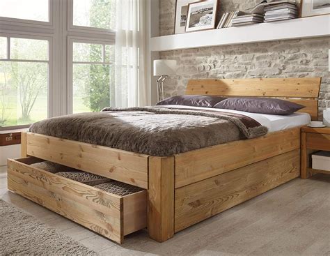 Dennoch verbraucht es nicht mehr platz als möglich. Stilbetten Bett Holzbetten Massivholzbett Tarija mit ...