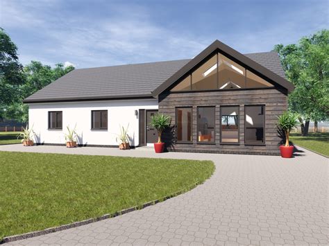Three Bedroom Contemporary Bungalow Design - The Pembridge