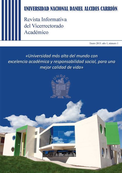 Calaméo Revista Informativa Del Vicerrectorado Académico De La Undac