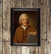Emanuel Swedenborg antique portrait large size large size | Etsy