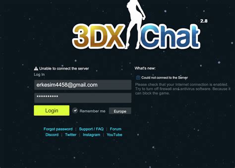 Connection Problem Technical Support Dxchat Community