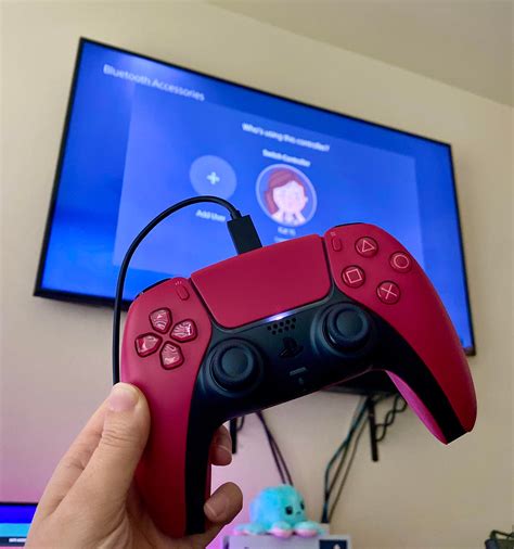Red Ps5 Controller Just Came In Today I Love The Color Playstation