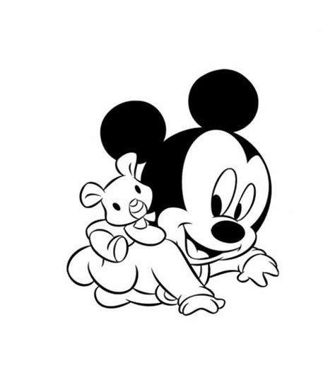 Coloring Disney Babies Drawing Picture Disney Babies Mickey