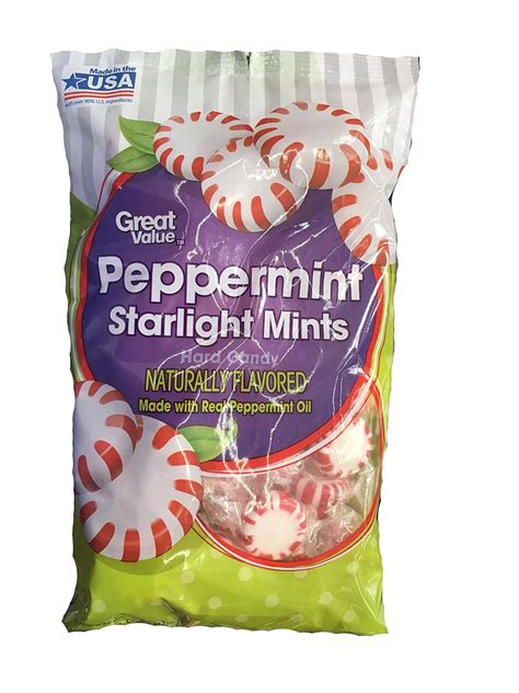 Great Value Starlight Mints Peppermint Hard Candy 10 Oz