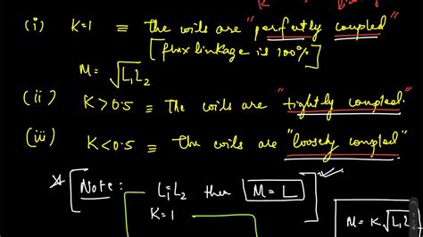 Values of coefficient of coupling | Meaning discussed - YouTube