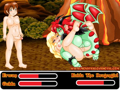 Rule 34 2girls Animated Dragon Dragon Girl Dragoness English English Text Game Monster Girl