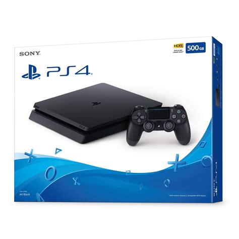 Sony playstation 4 slim 1tb console, light & slim ps4 system, 1tb hard drive, all the greatest games, tv, music & more. Sony PlayStation 4 Slim 500GB Gaming Console (Black ...