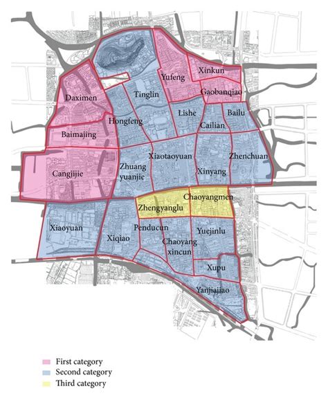 Community Distribution Map Of The Main Urban Area Of Kunshan City 