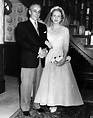 Margaret Truman and Clifton Daniel after Wedding, in Truman Home ...