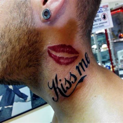 17 Lip Neck Tattoos Martariona