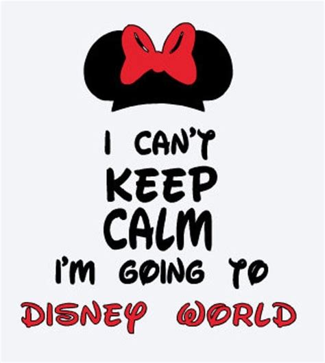 Svg I Cant Keep Calm Im Going To Disney World