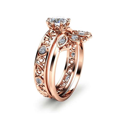 Https://techalive.net/wedding/rose Gold And Diamond Wedding Ring