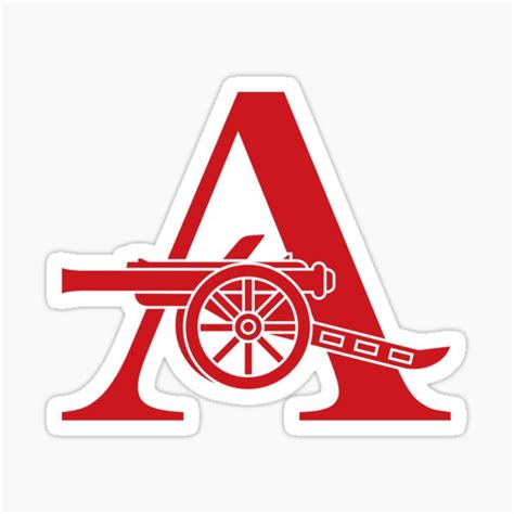 Arsenal A And Cannon Sticker For Sale By Dmac4 Redbubble