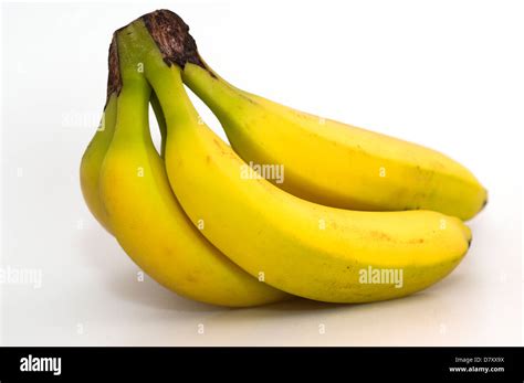 Bunch Of Organic Bananas Stock Photo Alamy
