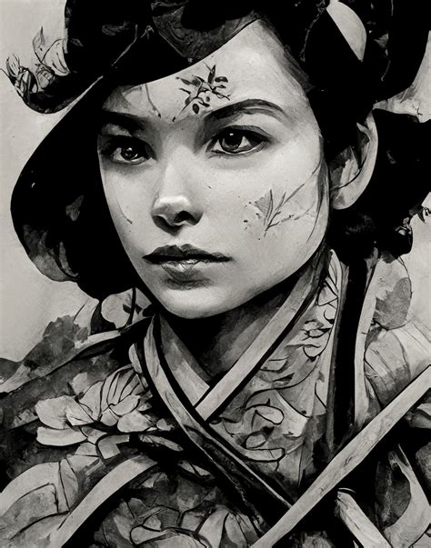Samurai Girl By Woofhart On Deviantart