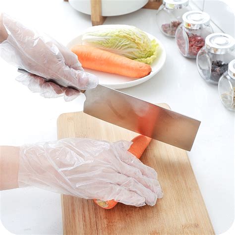 Maybe you would like to learn more about one of these? 40/90Pcs Food Grade Disposable Glove One off Anti oil ...